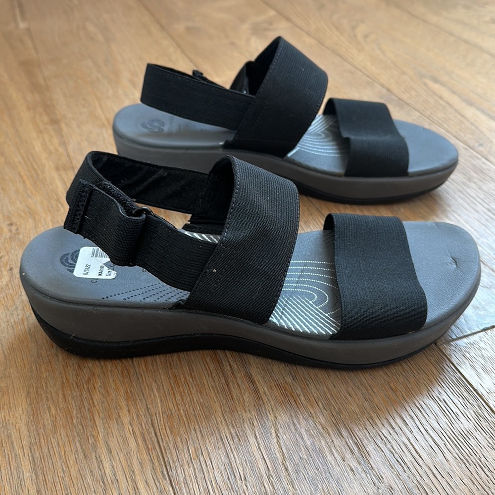 Cloudsteppers By Clark’s Black Platform Sandals - image 4